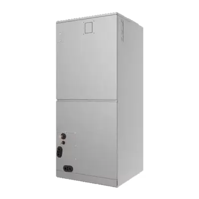 Photo of the Carrier 45MUAA is an adaptable and compact indoor air handler designed for homeowners looking for a versatile cooling and heating solution.