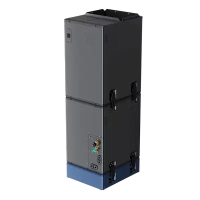 Photo of the Carrier 45MUHA is a highly versatile indoor air handler designed to bridge the gap between traditional ducted systems and modern ductless technology.