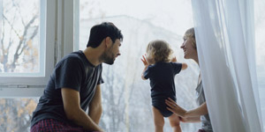 Family in home in winter. All Seasons Heating & Cooling provides gas furnace repair in Portland OR & Vancouver WA.